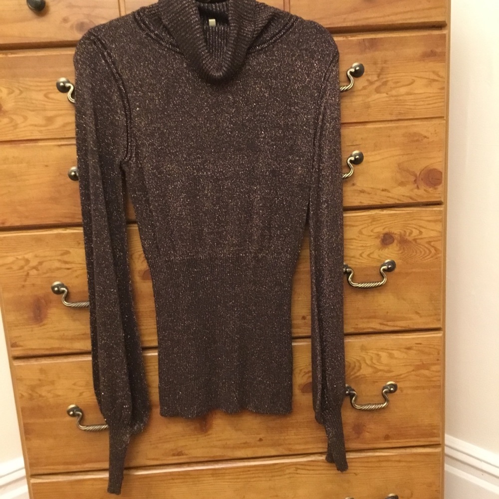 KAILY . K  LUREX KNIT TUNIC TOP